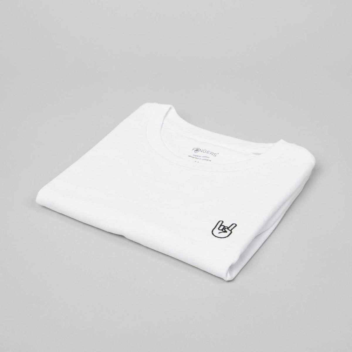 Rock ’n’ Roll – T-Shirt weiß - fyngers